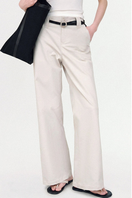 High-Waisted Wide-Leg Pants