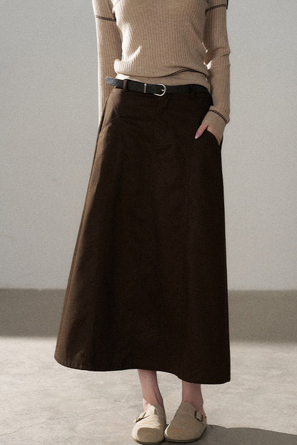 Pullover Shawl Knit Top and Skirt Set-Up