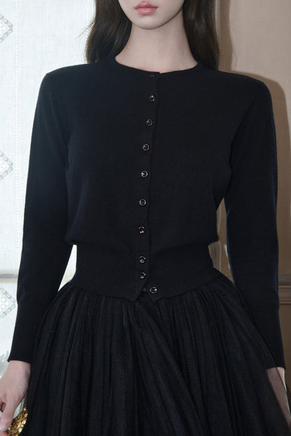 Long Sleeve Merino Cardigan