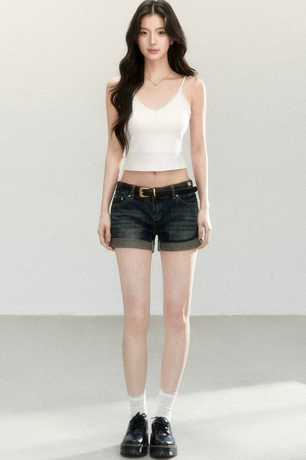 Elastic Lace V-Neck Camisole