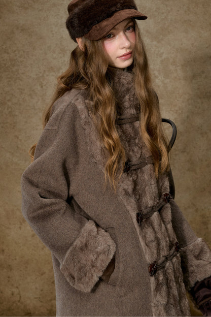 Mid-Length Double-Sided Woolen Jacket