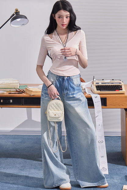 Halter Neck Off-Shoulder Knitted Top