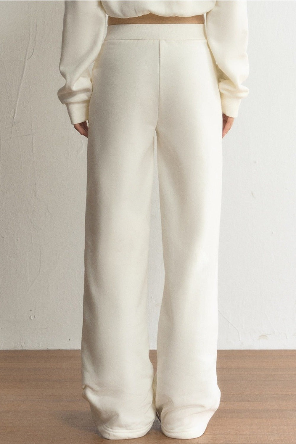 High-Waisted Loose Wide-Leg Straight-Leg Flared Pants