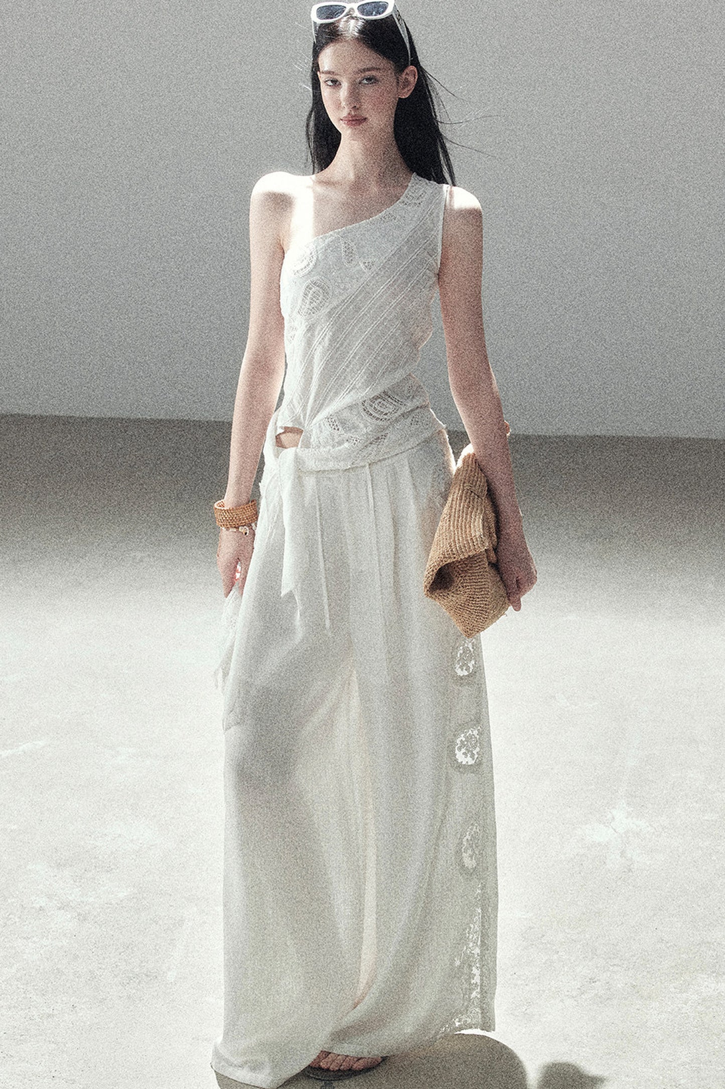Clear Sky Sleeveless Top Set-Up