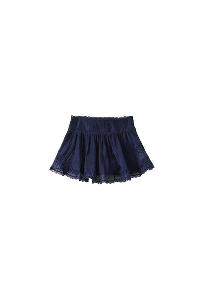 Neon Vitality Slim-Fit Top and Ruffled Puffy Skirt Set-Up