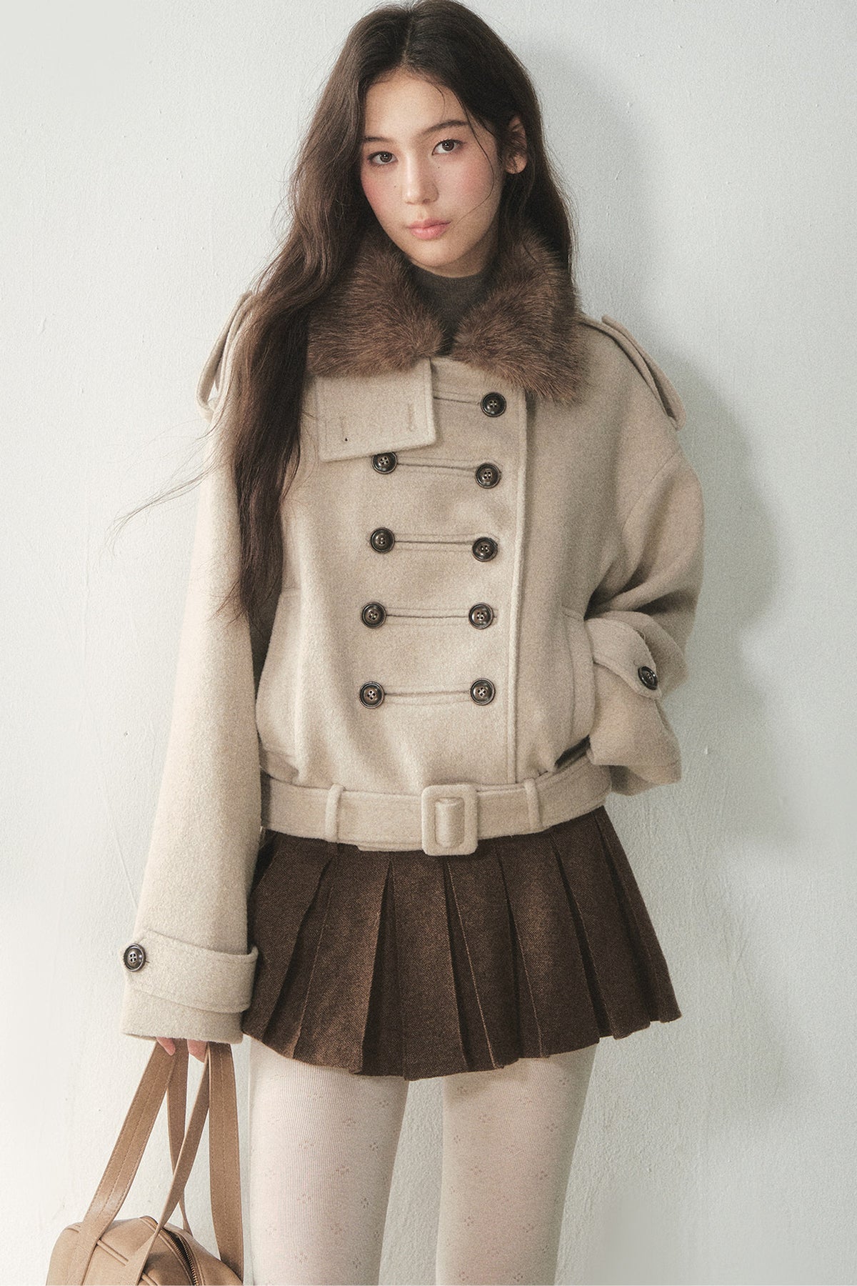 Double Breasted Wool Coat
