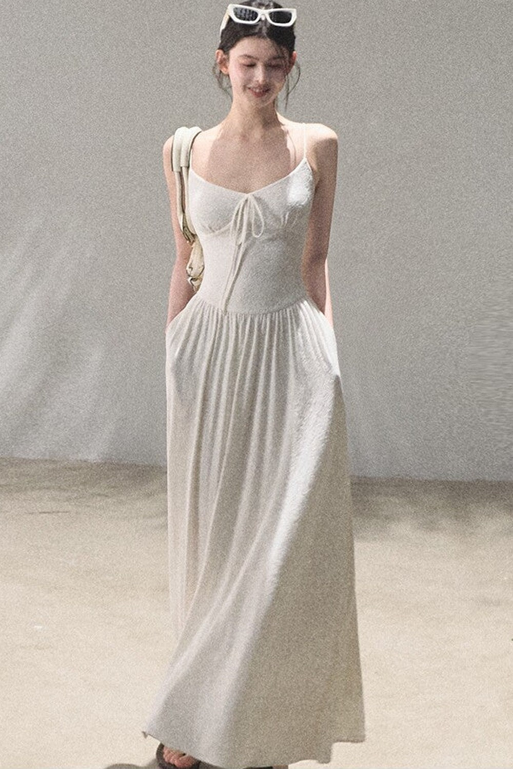 Bohemian Vine Jacquard Backless Dress