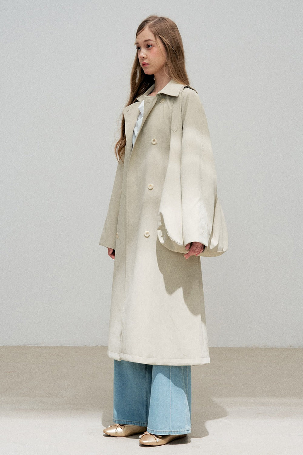 Warm Gray Classic Silhouette Jacket