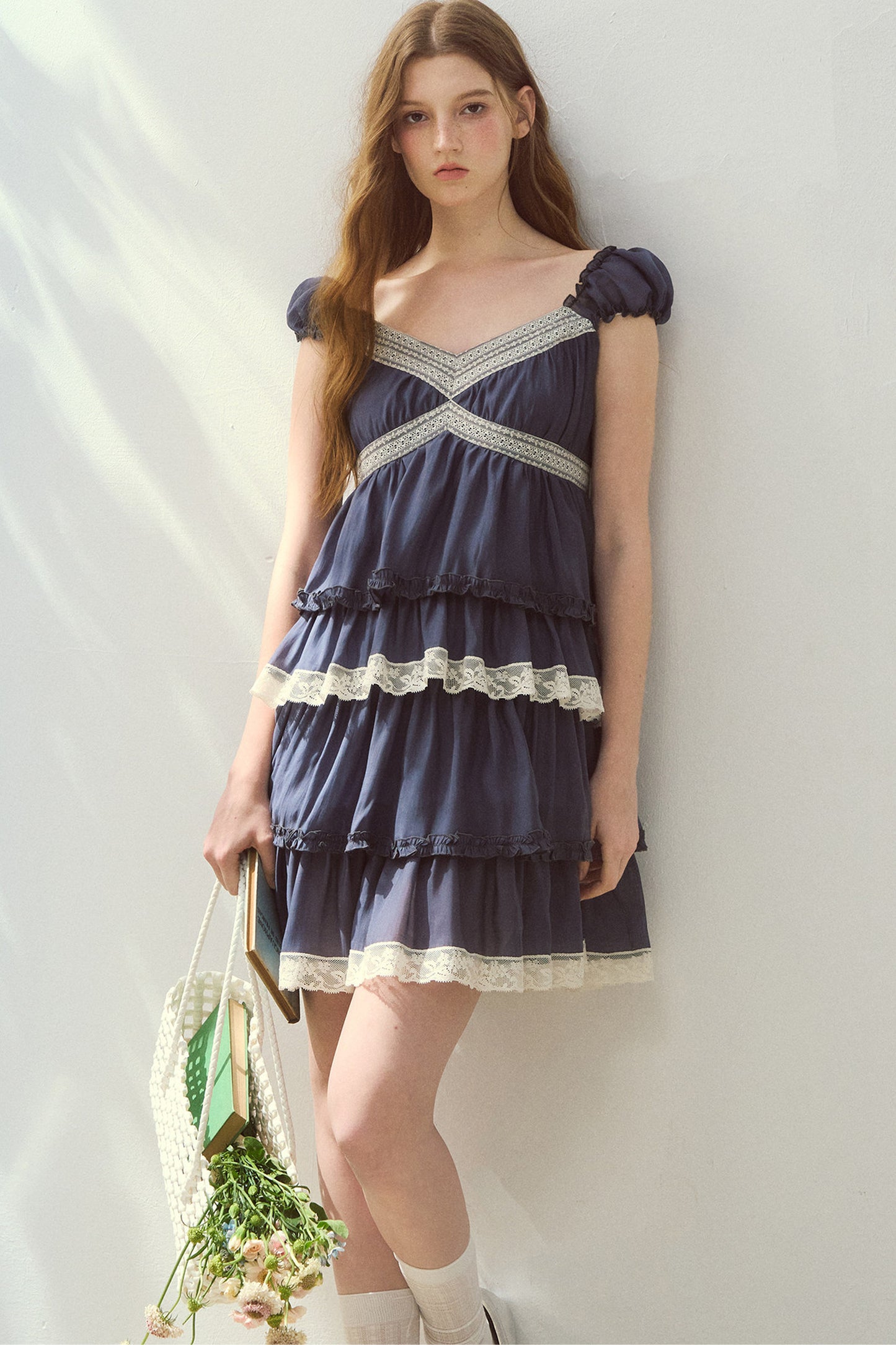 Lyocell Tiered Cake Dress