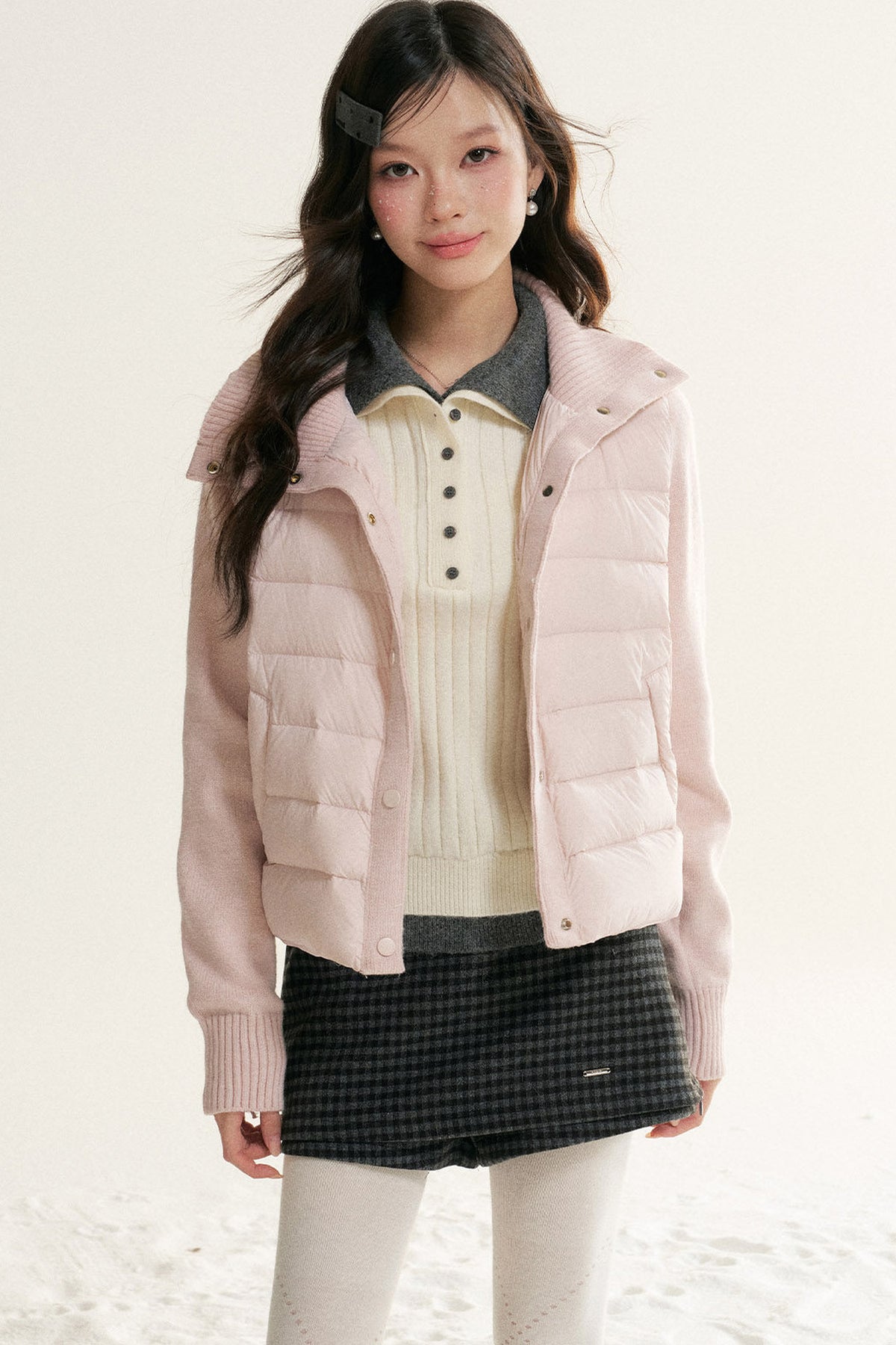 Color-Block Layered-Look Sweater
