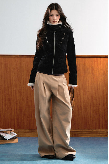 Suede Short Jacket