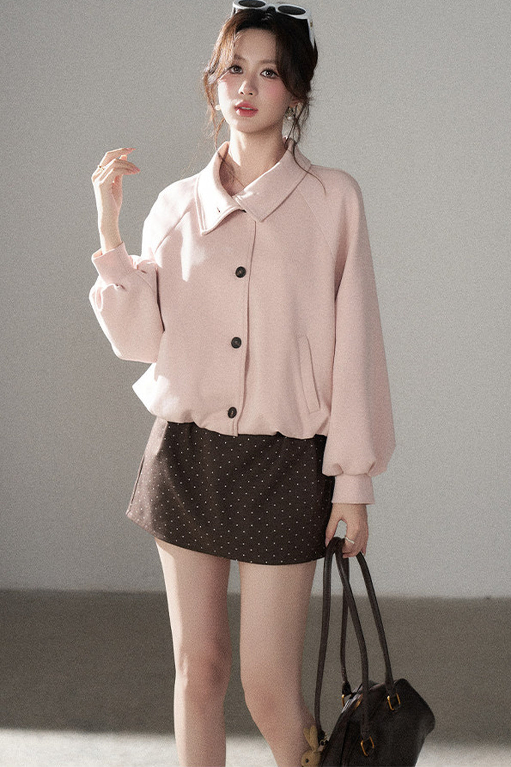 Short Two-Way Floral Jacket