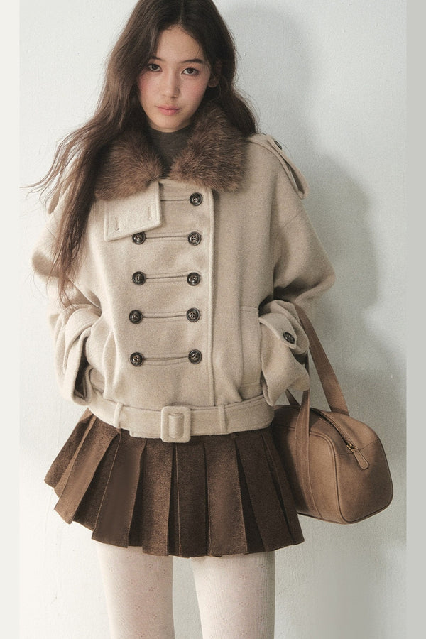Double Breasted Wool Coat