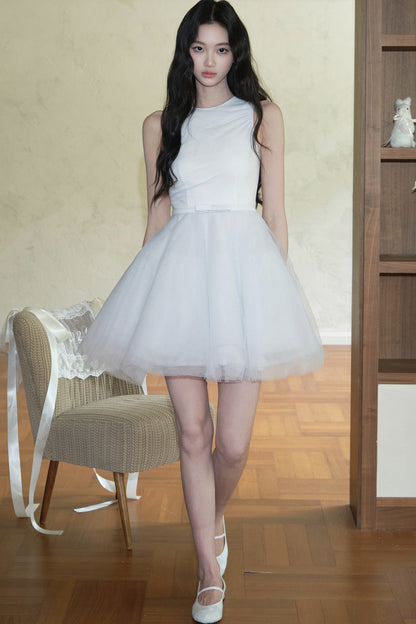 Butterfly Bow-Knot Mesh Dress