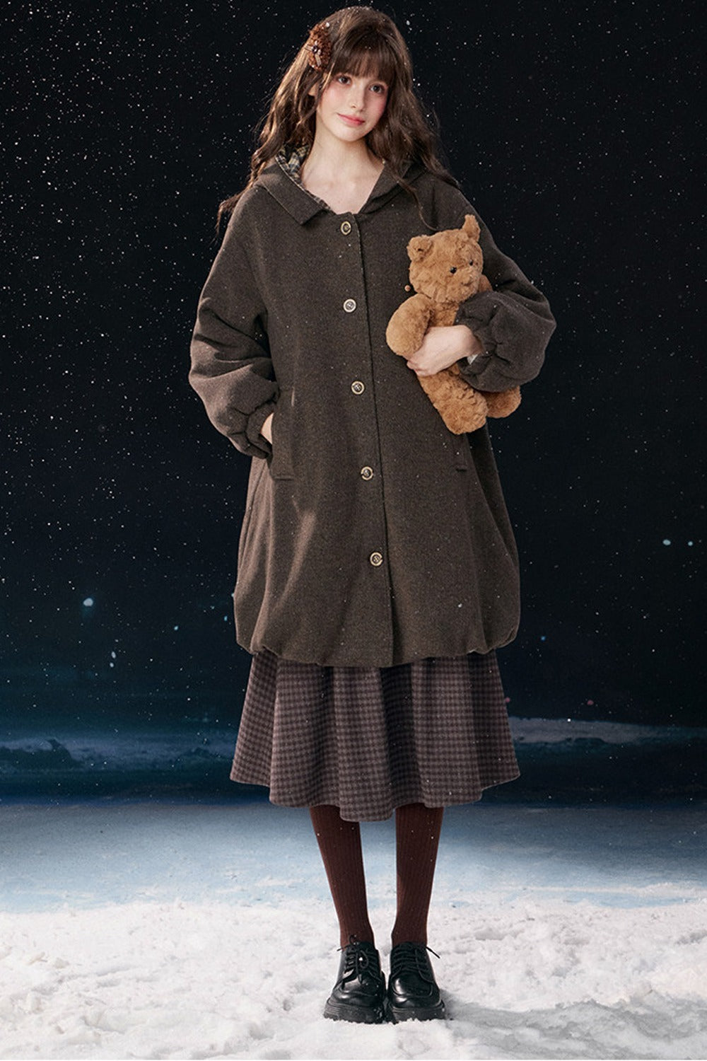 Brown Woolen Coat