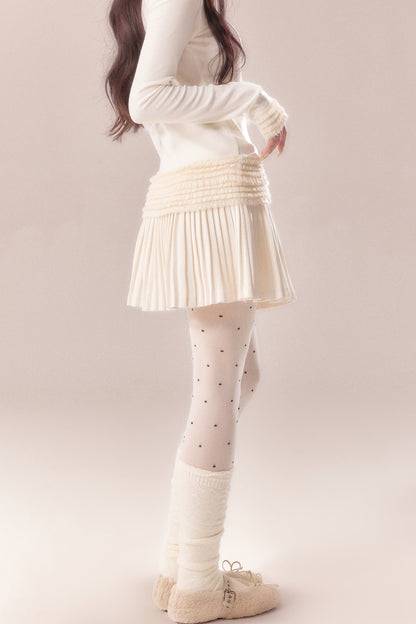 High-Waisted A-Line Skirt