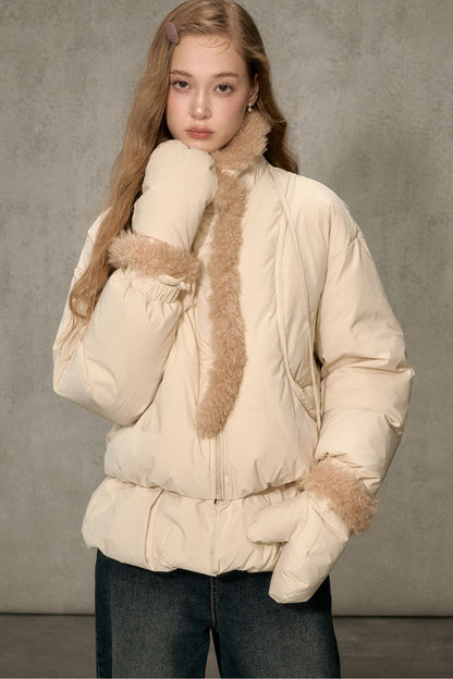 Thickened Large Fur Collar Jacket