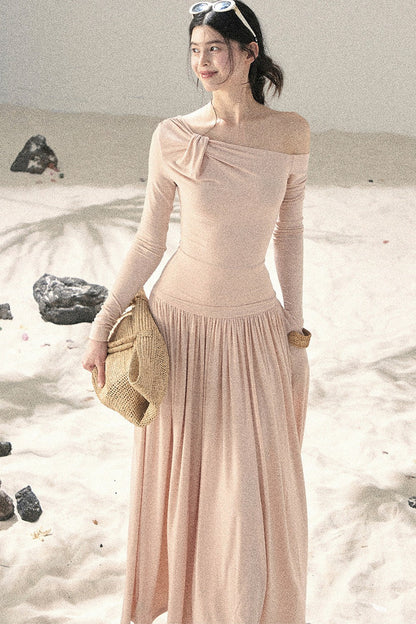 Sunset Elegance Top and Skirt Set-Up