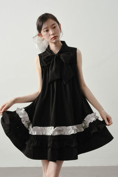 Hepburn schwarzes Spitzenkleid