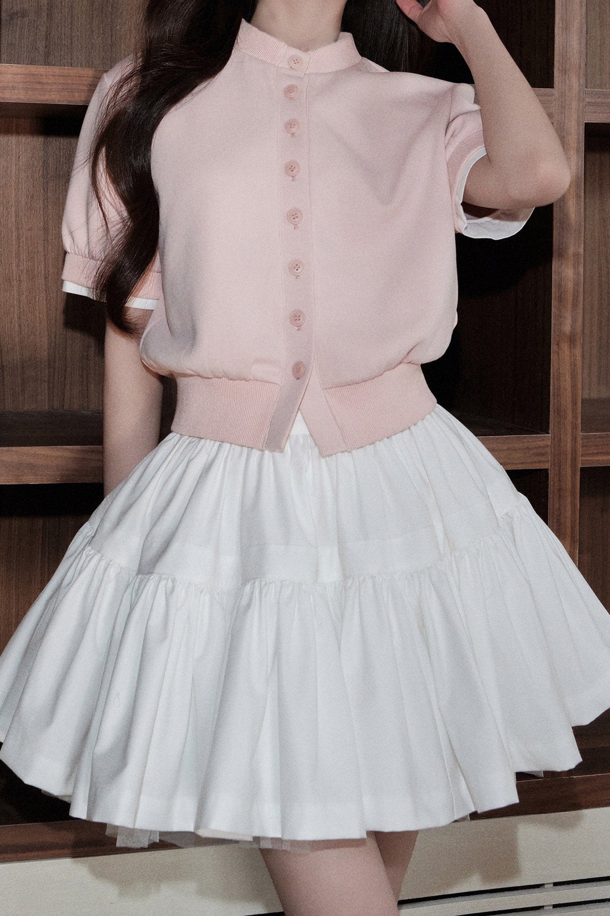 Ballet Style Double-Layer Mesh A-Line Cake Skirt
