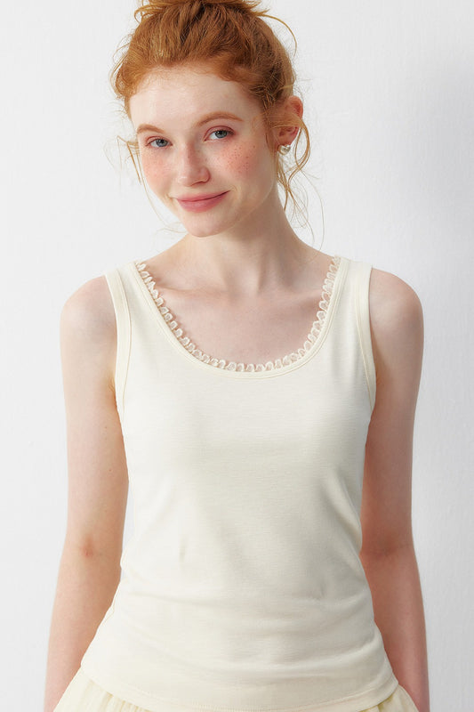 Bamboo Linen Round Neck Inner Top