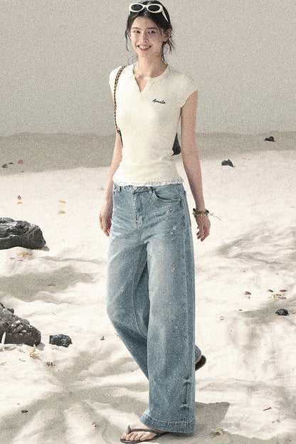 American Lace Two-Piece Top