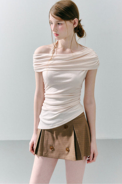Off-Shoulder Tie Top