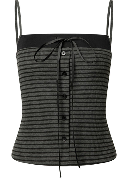 Conjunto de camisa pulóver petite con camisola
