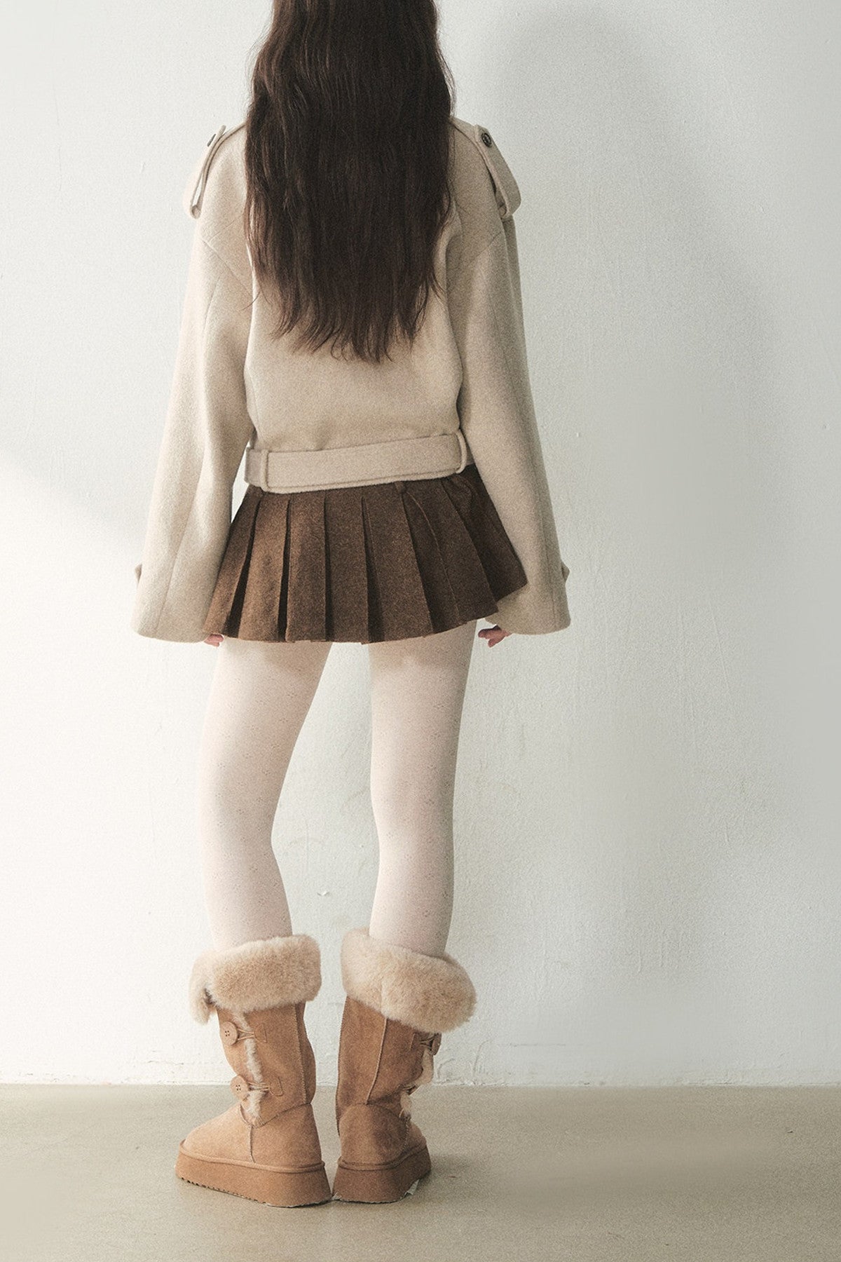 Double Breasted Wool Coat