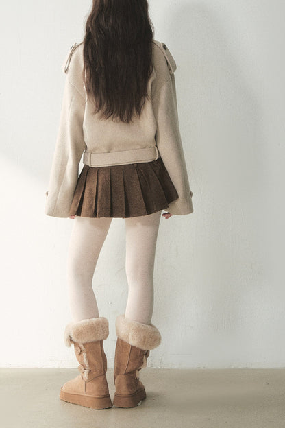 Double Breasted Wool Coat