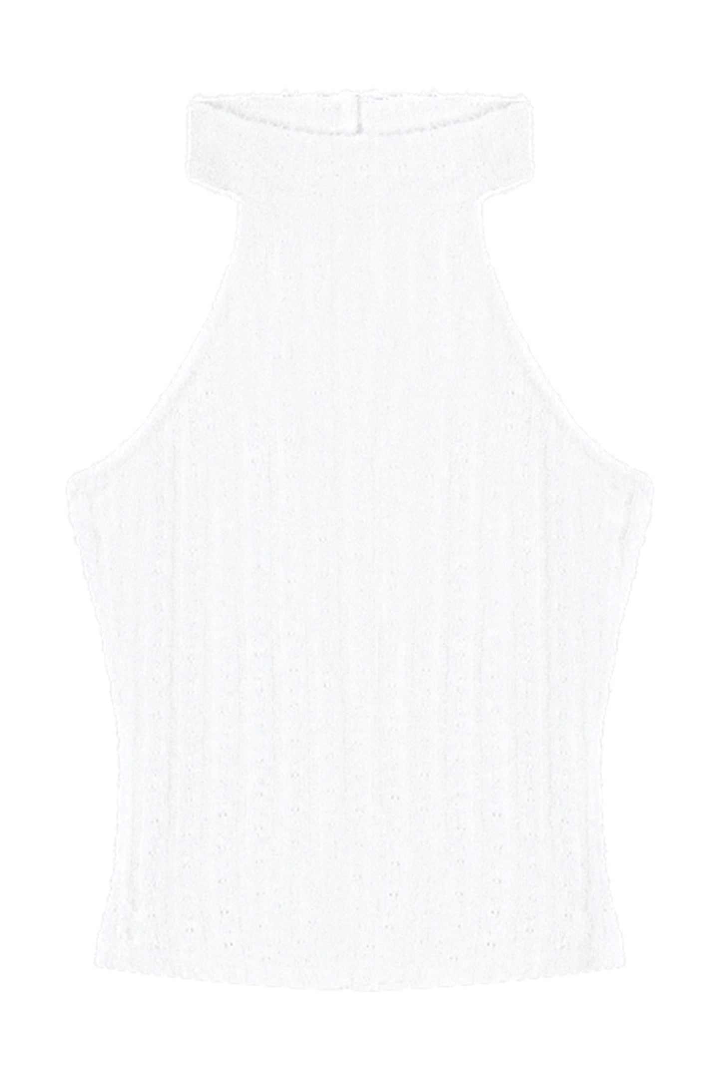Completo 3 pezzi con canotta all'americana a maglia e cappotto