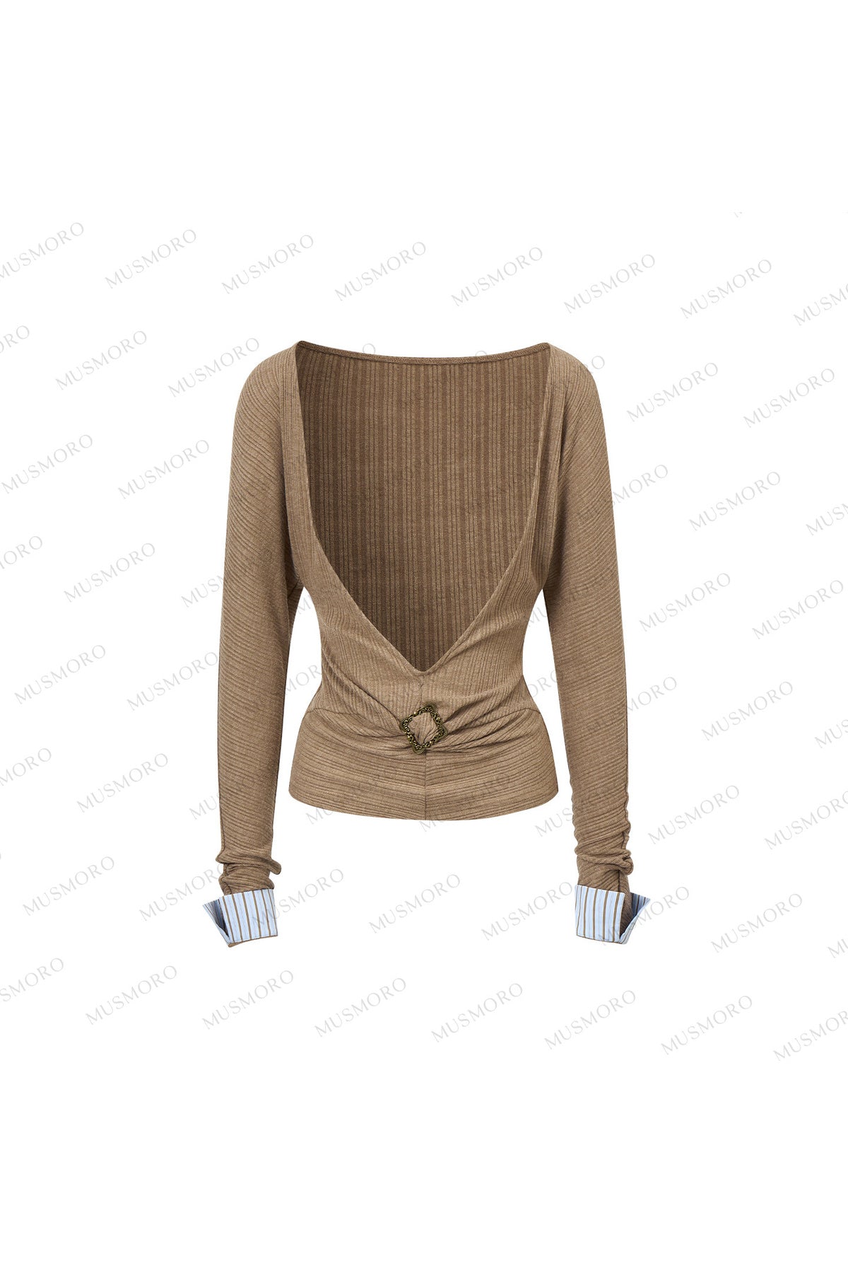 Layered-Look Knit Top Set-Up