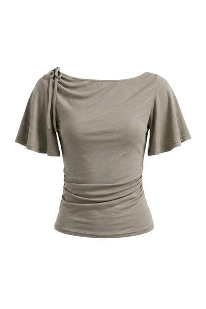 Cool Sensation Flutter Sleeve Top