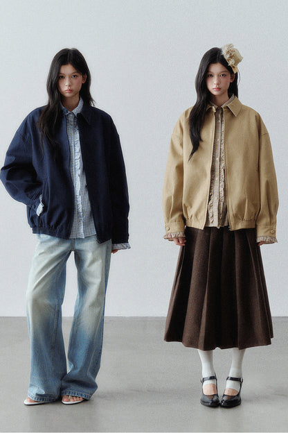 Retro Layered-Look Jacket
