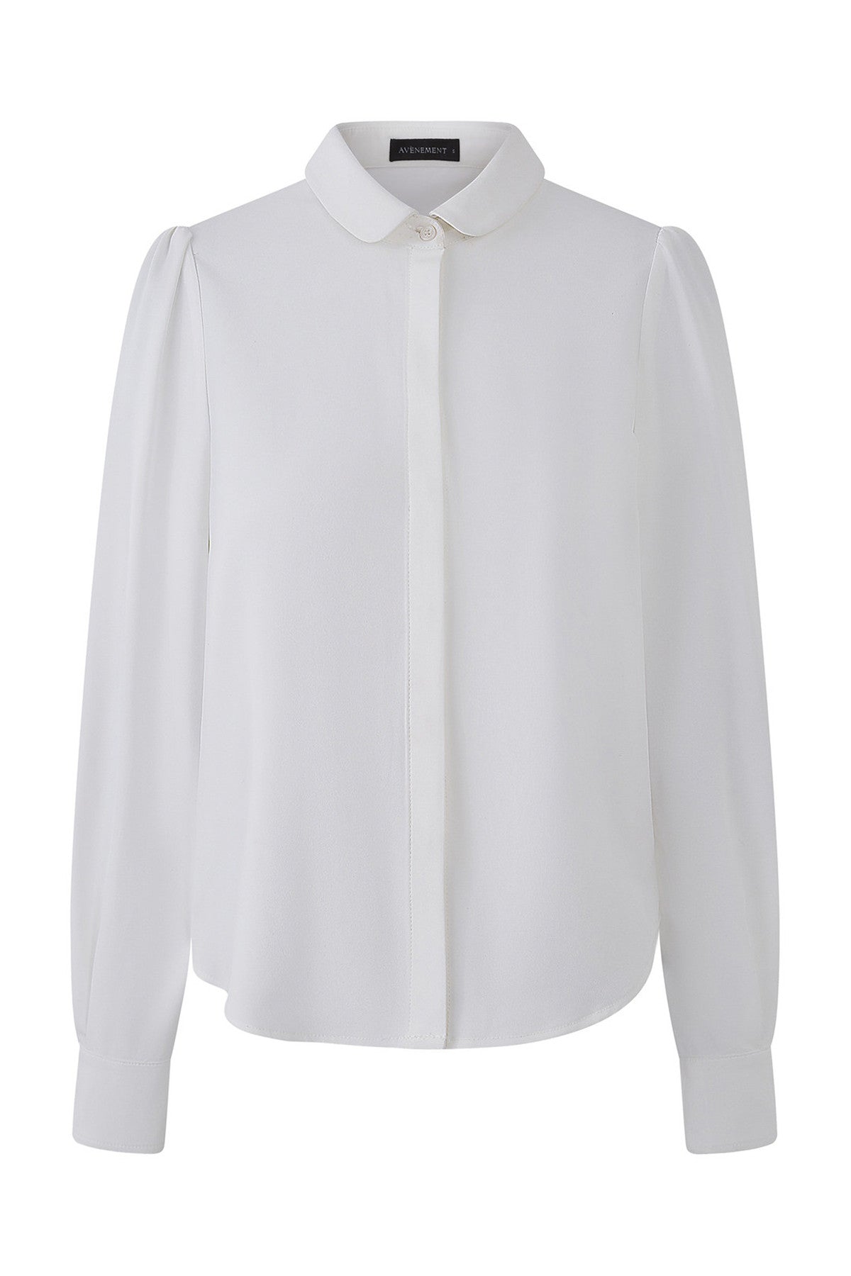 Acetic Acid Doll Collar Long-Sleeved Shirt