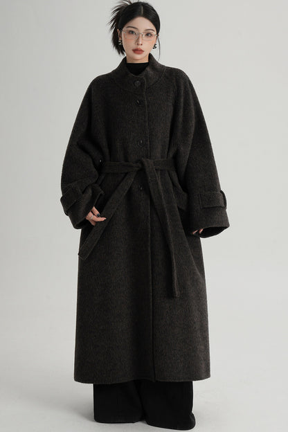 Mid-Length Double-Sided Wool Coat