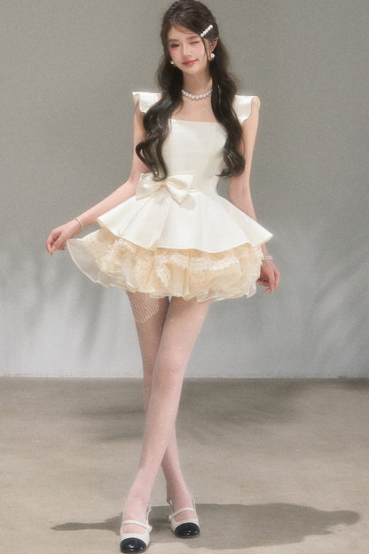 Princess Puffy Short Dress
