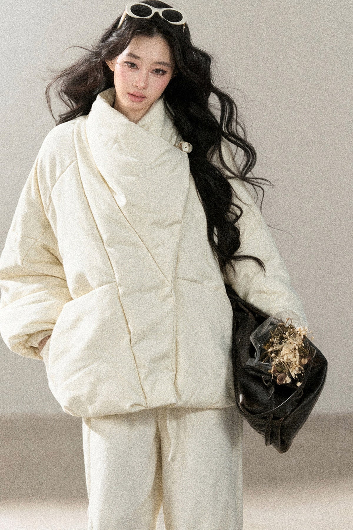 Lightweight White Duck Down Jacket