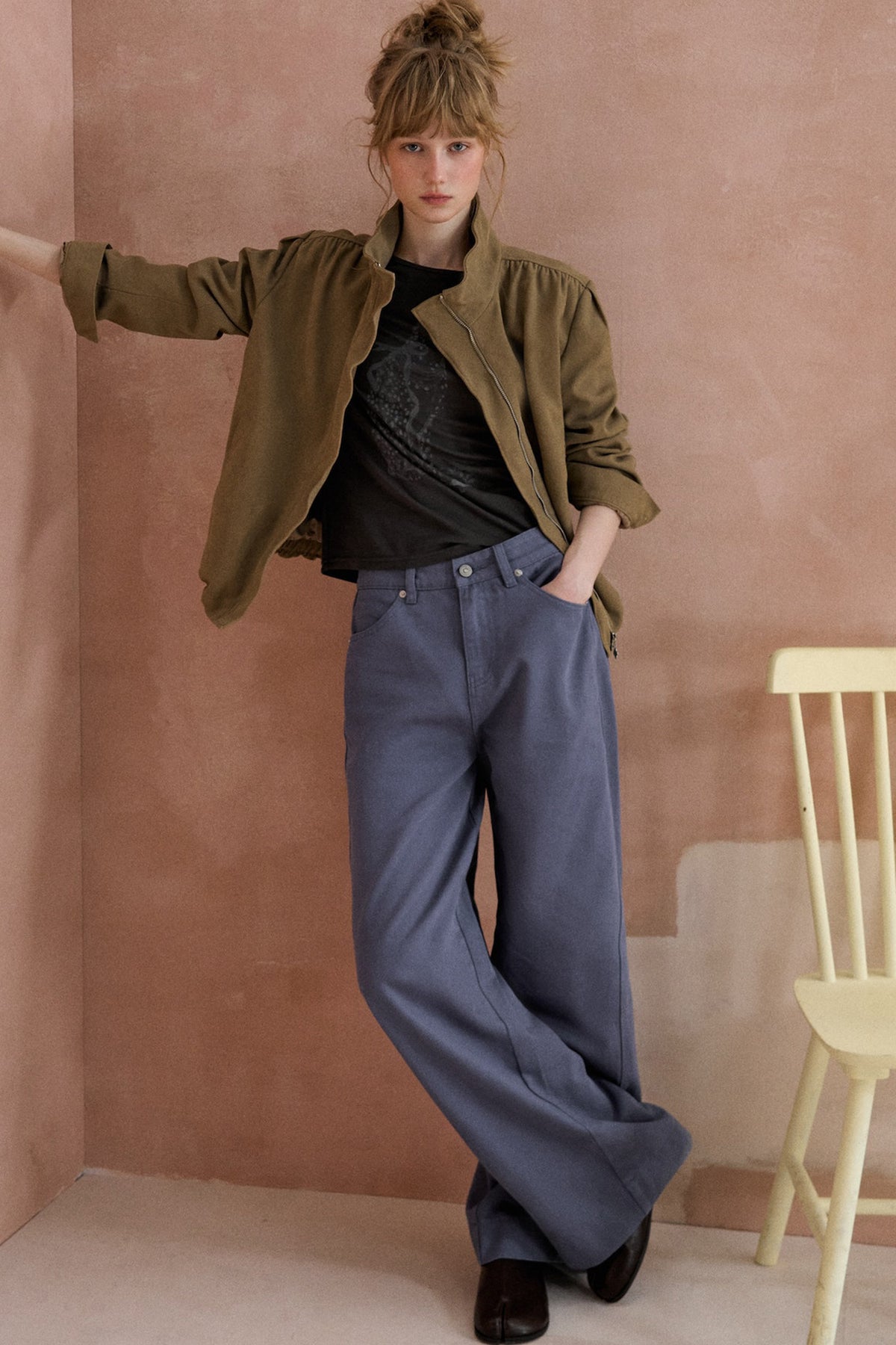 Crinkled Pleated Jacket