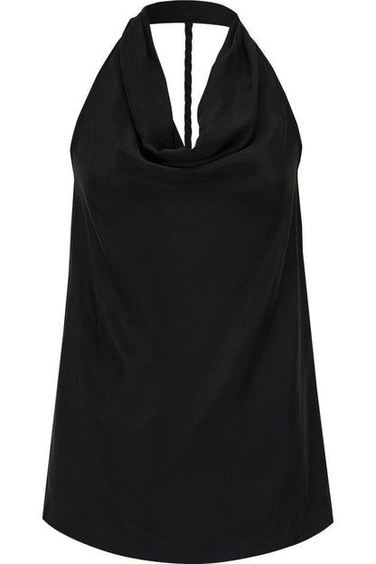 Fließendes Neckholder-Oberteil