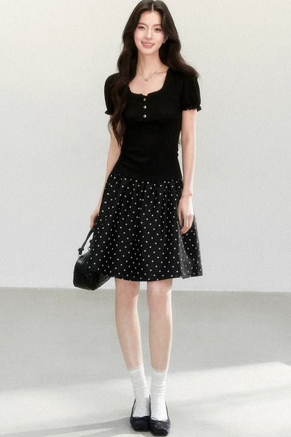 Korean Minimalist Knit Top