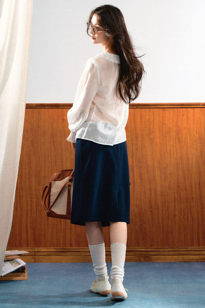 Chiffon Ruffled Blouse