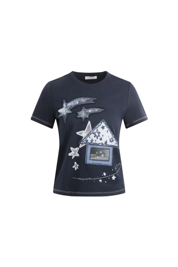 Cottage Patch Short Sleeve Top