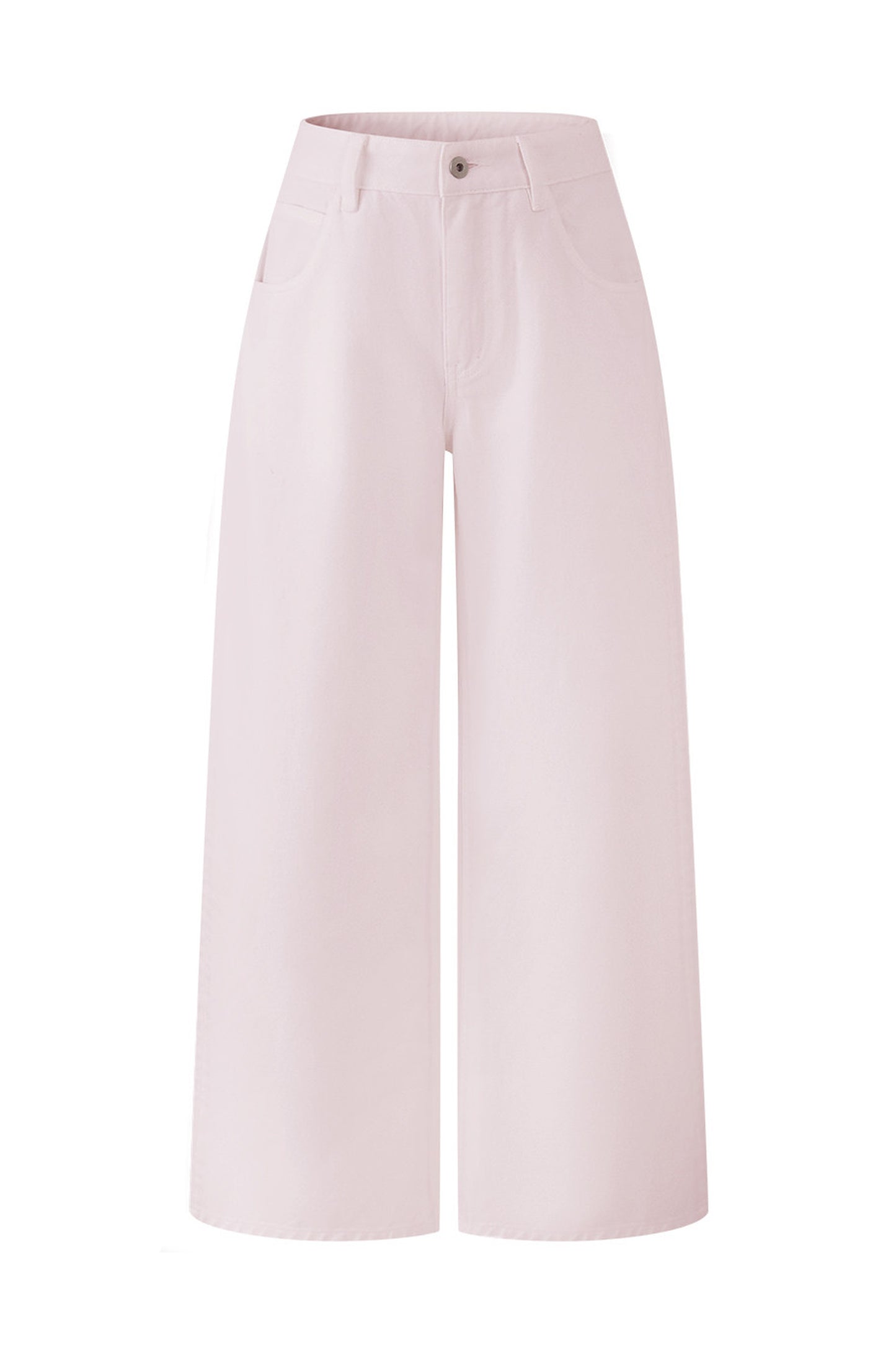 Lyocell Blend Low-Rise Wide-Leg Jeans