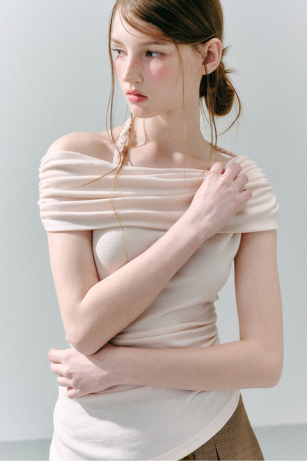 Off-Shoulder Tie Top