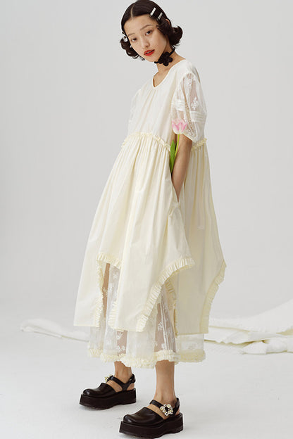 First Love Irregular Hem Dress