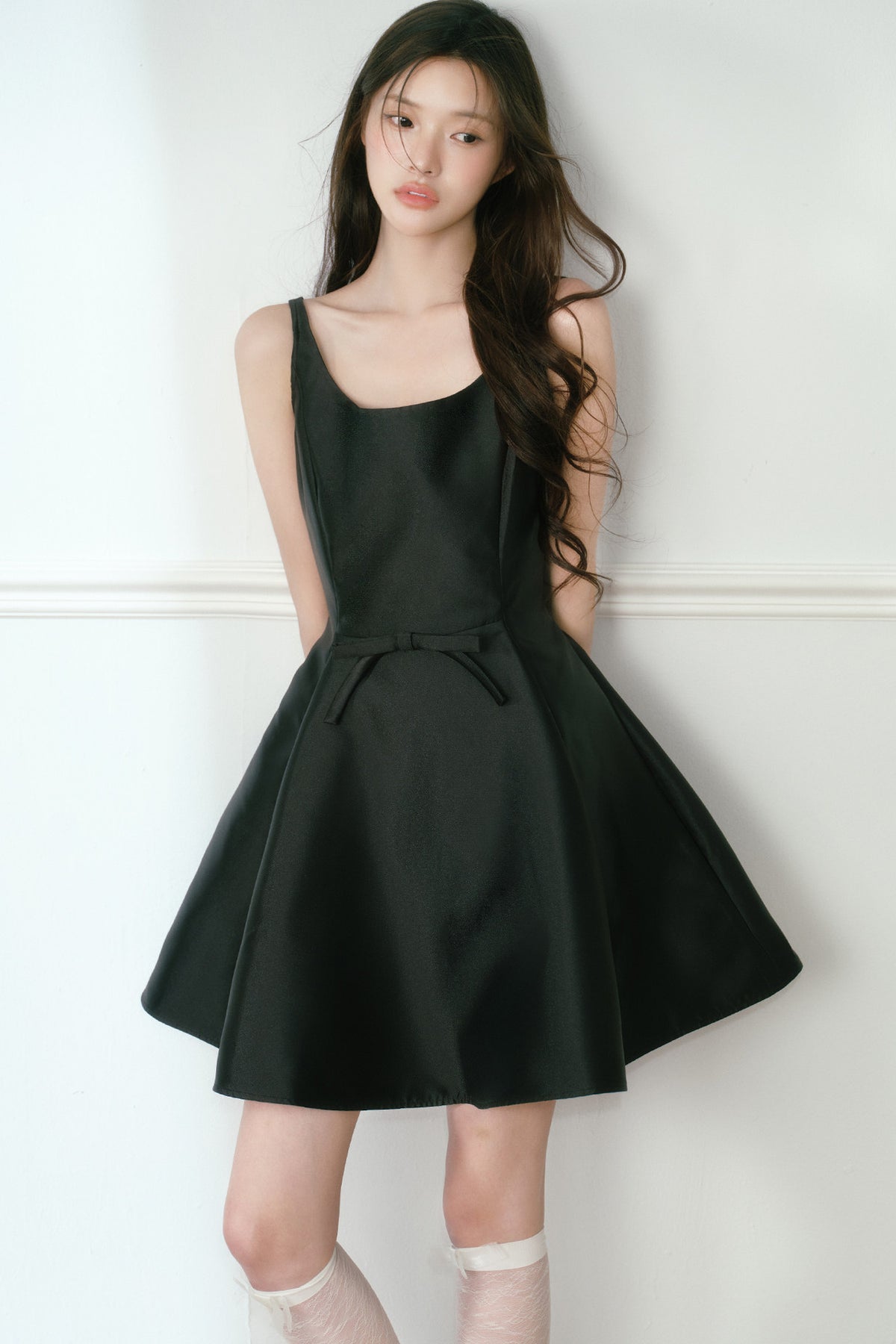 Glossy Sleeveless Dress