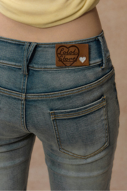 Moonlight Sparkle Flared Jeans