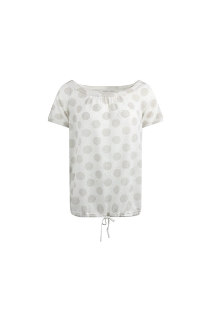 Polka Dot Off-Shoulder Blouse