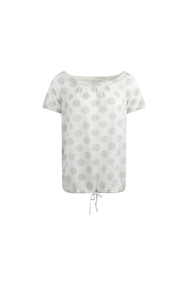 Polka Dot Off-Shoulder Blouse